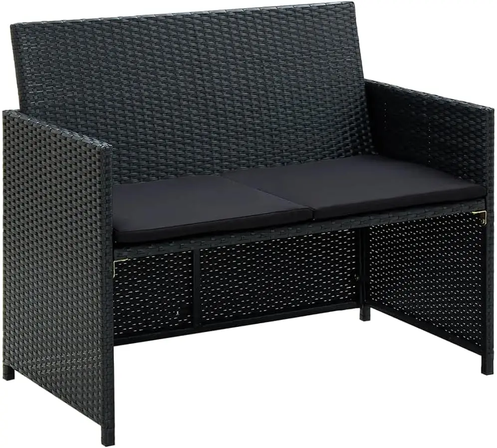 Outdoor Furniture Cushions 22 X 22 - Dwuosobowa sofa ogrodowa z zdejmowanymi poduszkami,