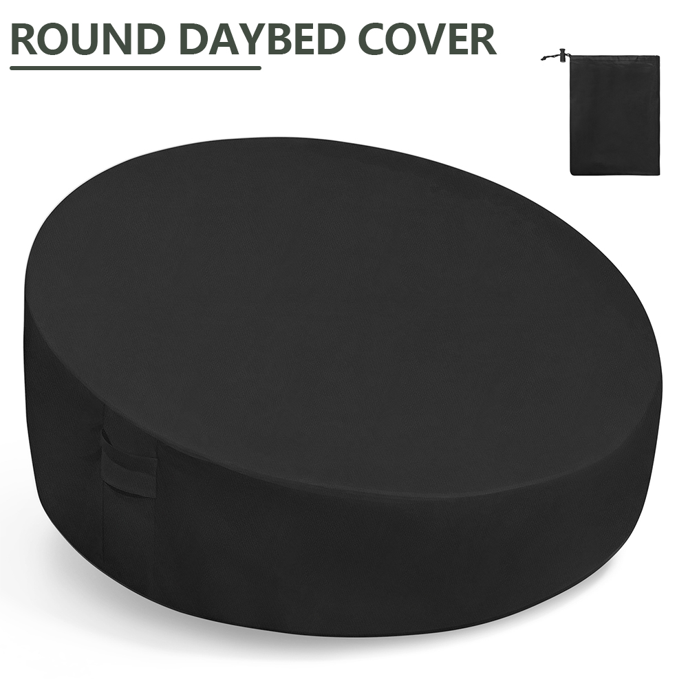 Outdoor Furniture Fabric Waterproof - Okrągła Pokrowiec na Leżankę Ogrodową 210D