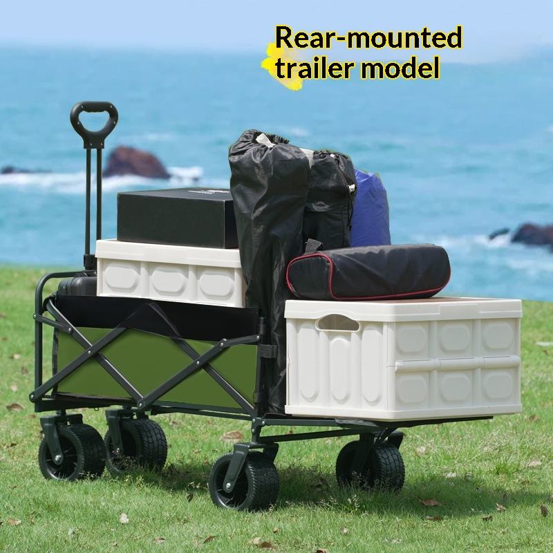 Outdoor Furniture Sales - Wyprzedaż Fabryczna Wózek Platformowy Czterokołowy Kempingowy