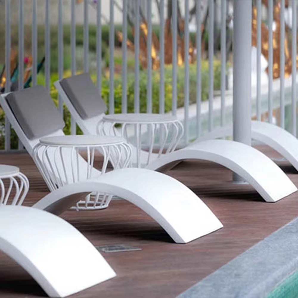 Outdoor Furniture Cheap - Popularne pojedyncze plastikowe leżaki ogrodowe, tanie