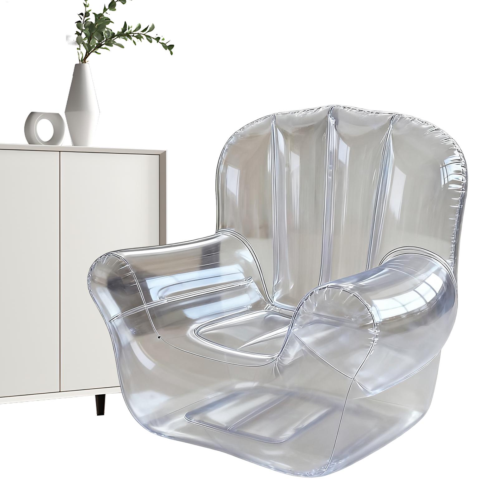 Outdoor Furniture Sales - Gruba Przezroczysta Sofa PVC Nadmuchiwana Sofa