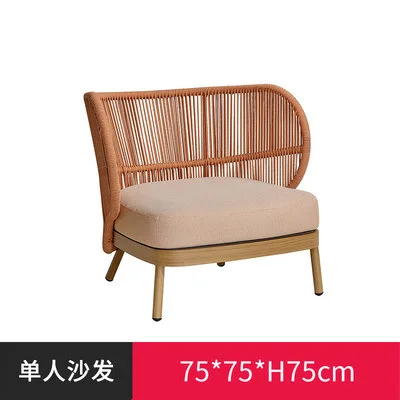Outdoor Furniture Xl - Zestaw mebli rattanowych XL na balkon,