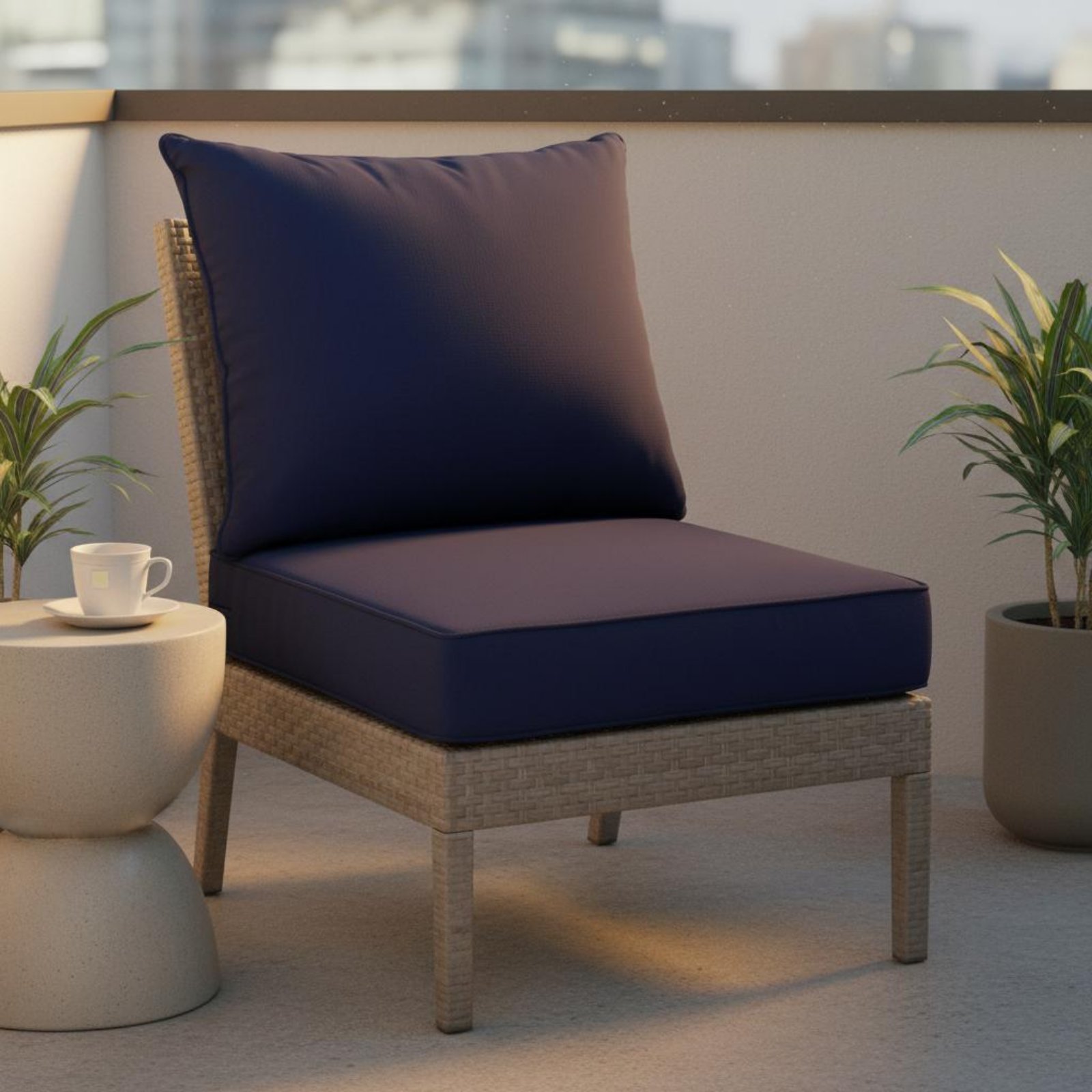 Outdoor Furniture Cushions - Poduszka na krzesło ogrodowe z ukrytym