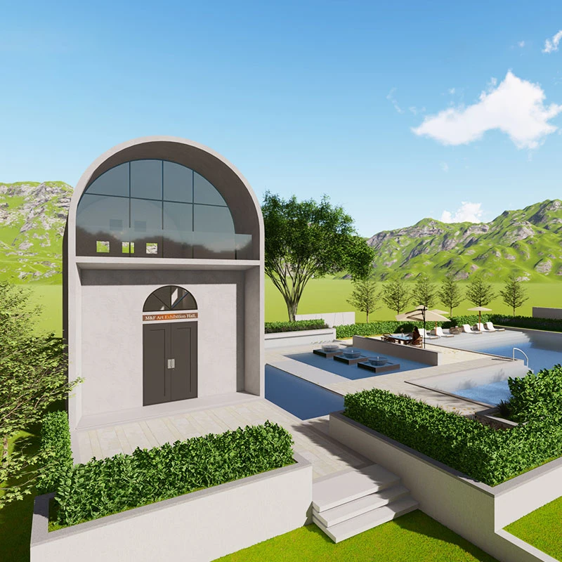 Dwuwarstwowa sala wystawowa ku – Outdoor Furniture Exhibition recenzja i cena