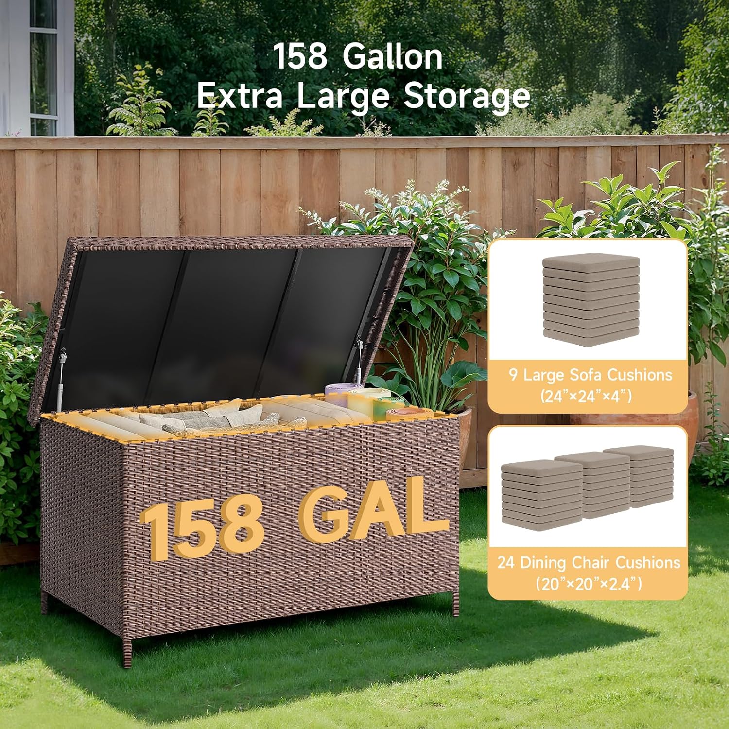158-galonowy pojemnik na zewną – Outdoor Furniture Xl recenzja i cena
