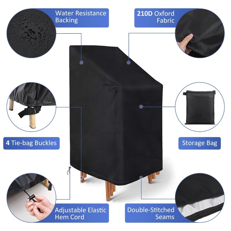 1/2 szt. Pokrowiec na krzesło  – Outdoor Furniture Covers recenzja i cena