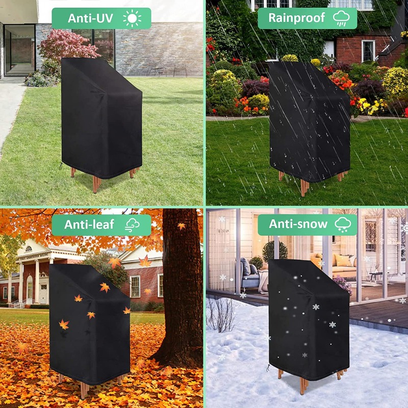 1/2 szt. Pokrowiec na krzesło  – Outdoor Furniture Covers recenzja i cena
