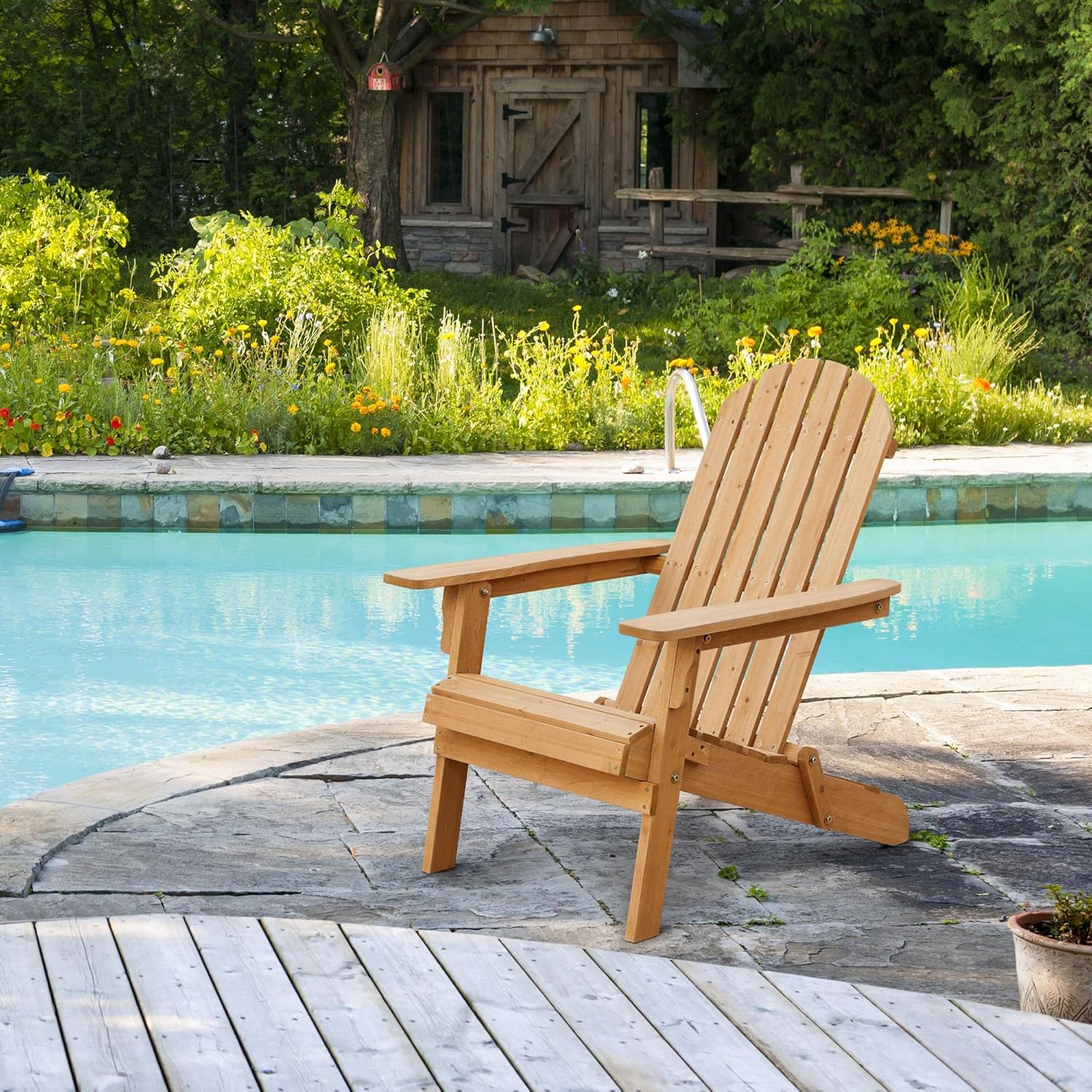 Składane krzesła Adirondack, z – Outdoor Furniture Fire Pit Set recenzja i cena