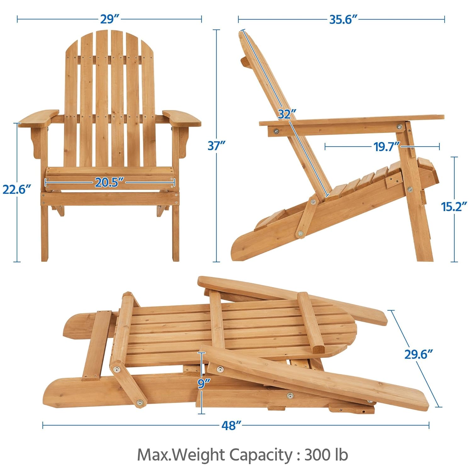 Składane krzesła Adirondack, z – Outdoor Furniture Fire Pit Set recenzja i cena