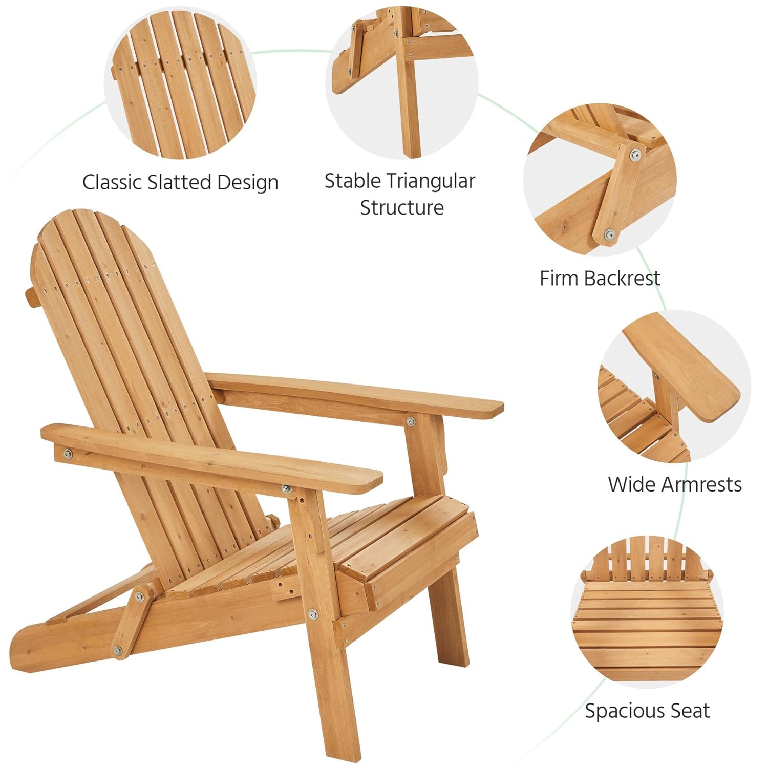 Składane krzesła Adirondack, z – Outdoor Furniture Fire Pit Set recenzja i cena