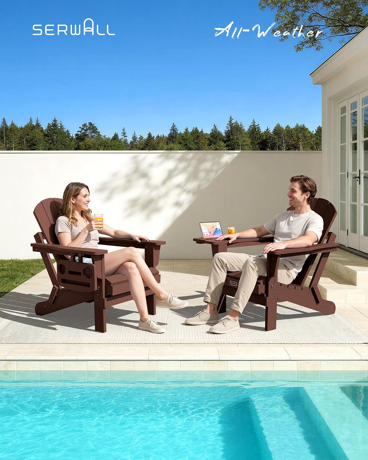 Zestaw składanych krzeseł Adir – Outdoor Furniture Fire Pit Set recenzja i cena