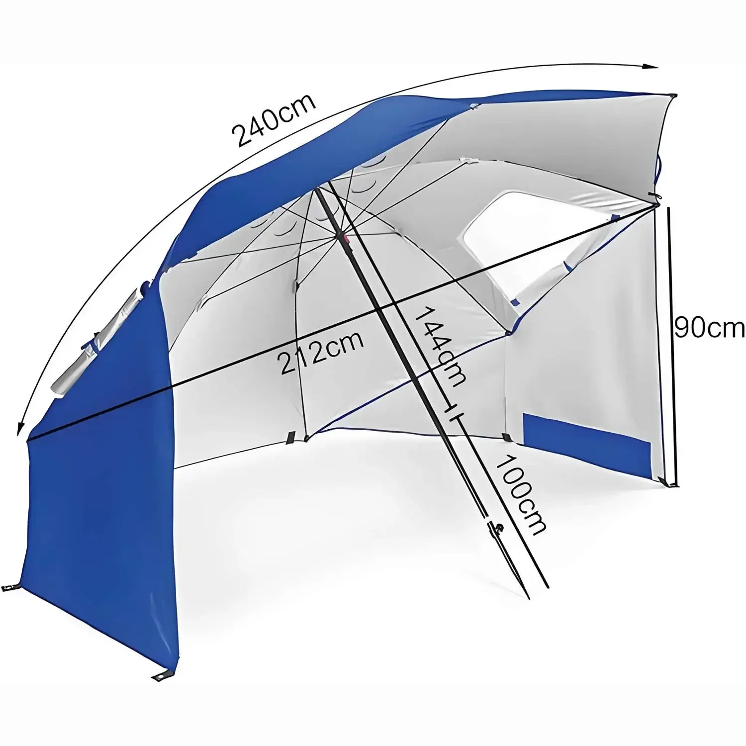 Parasol sportowy 2-metrowy Pre – Outdoor Furniture Xl recenzja i cena