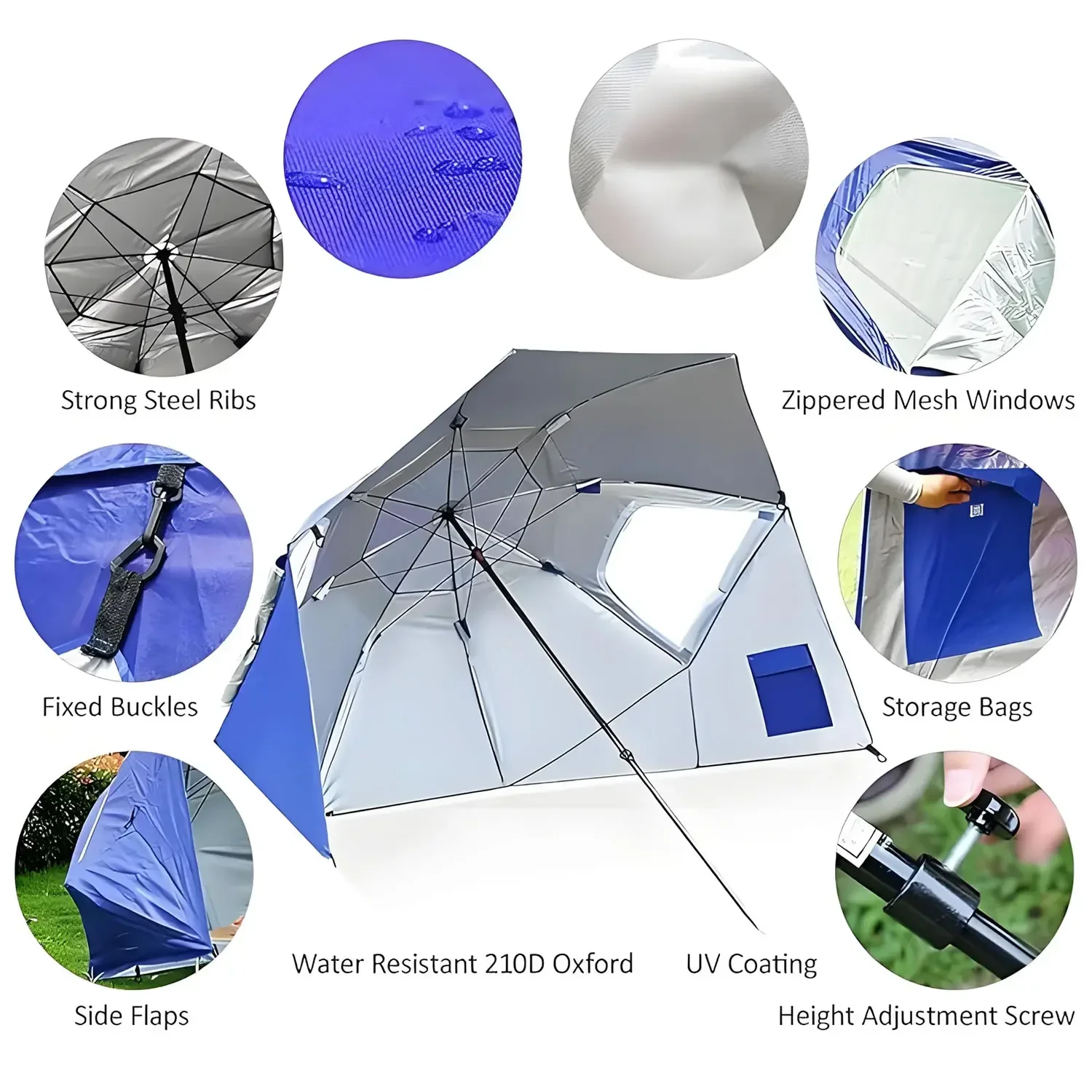 Parasol sportowy 2-metrowy Pre – Outdoor Furniture Xl recenzja i cena