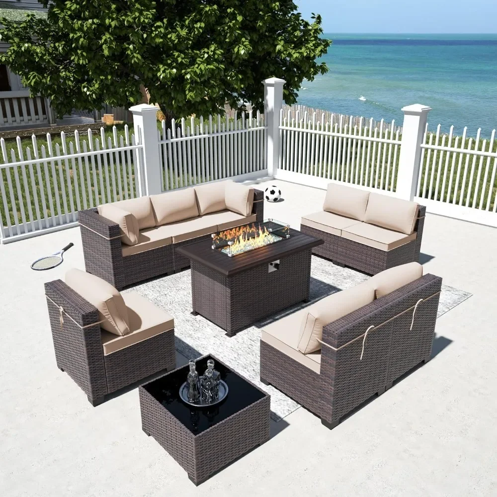 Zestaw mebli ogrodowych z stol – Outdoor Furniture Fire Pit Set recenzja i cena