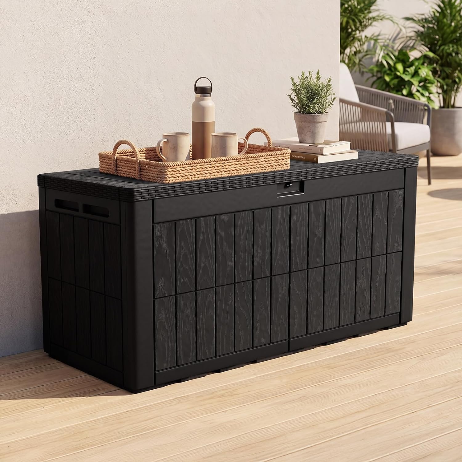 Duży pojemnik zewnętrzny o poj – Outdoor Furniture Cushions recenzja i cena