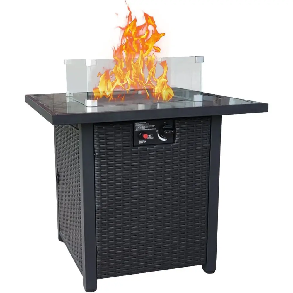 Wiklinowy zestaw mebli ogrodow – Outdoor Furniture Fire Pit Set recenzja i cena