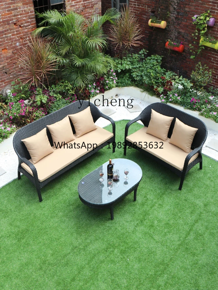 Sofa rattanowa XL na zewnątrz, – Outdoor Furniture Xl recenzja i cena