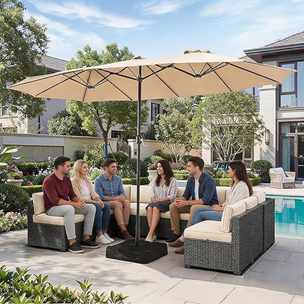 Parasol ogrodowy 4,5 m z podst – Outdoor Furniture Cheap recenzja i cena