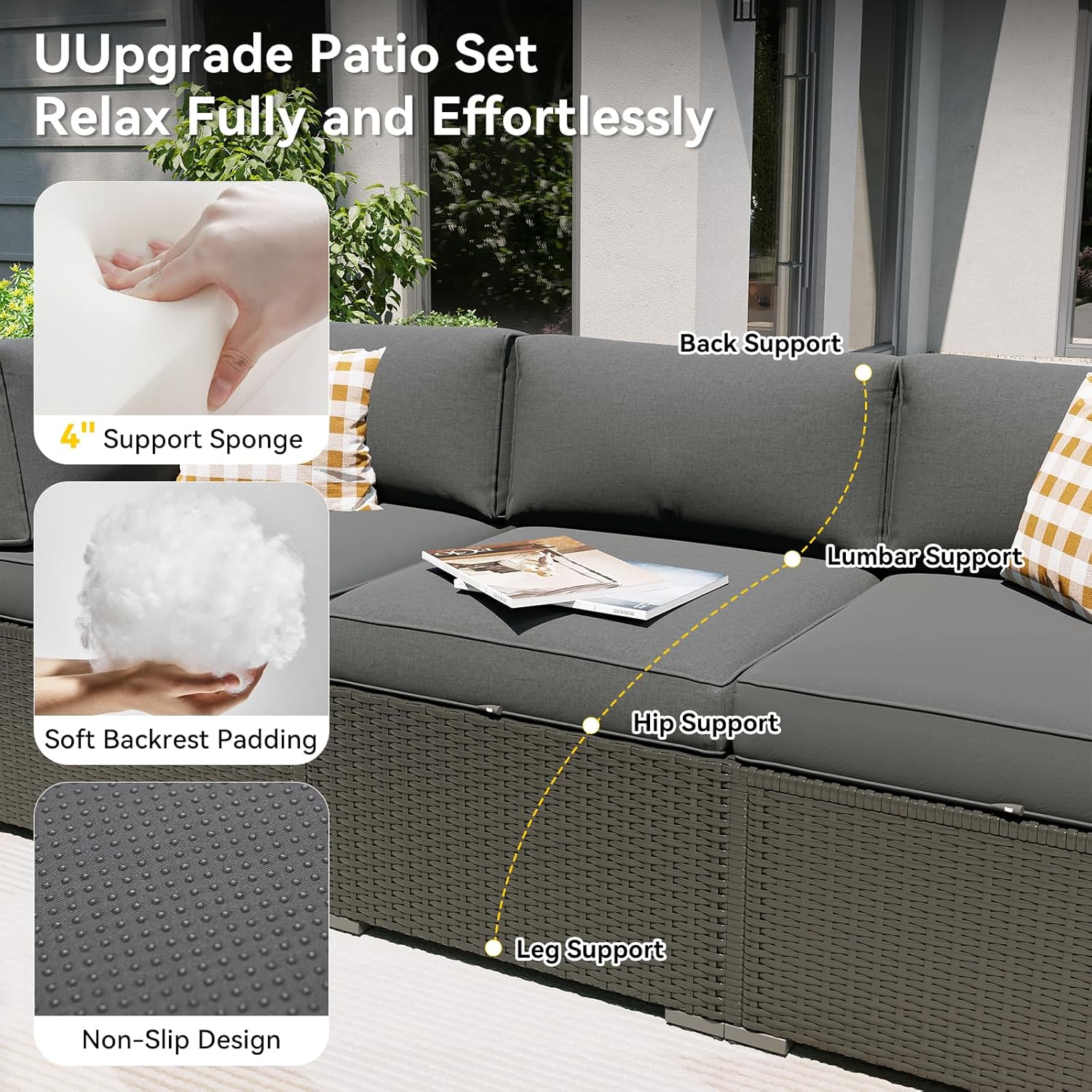 Zestaw mebli ogrodowych z stoł – Outdoor Furniture Fire Pit Set recenzja i cena