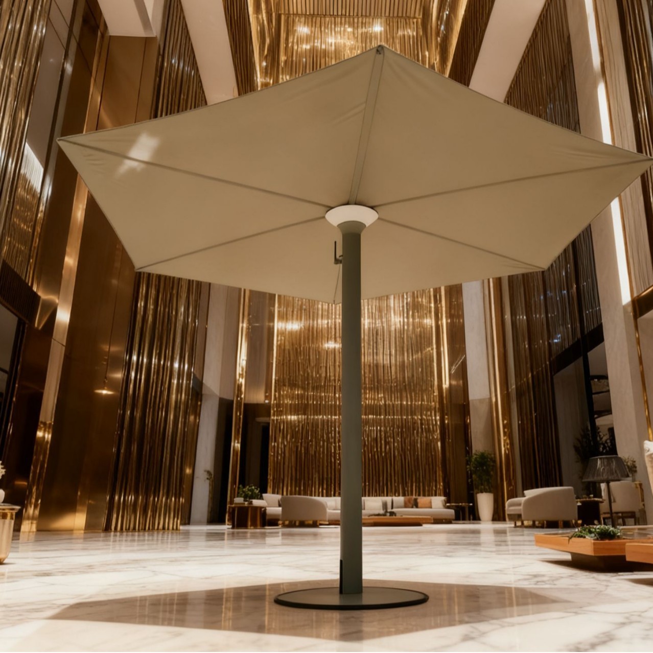 Popularny dekoracyjny parasol  – Outdoor Furniture Exhibition recenzja i cena
