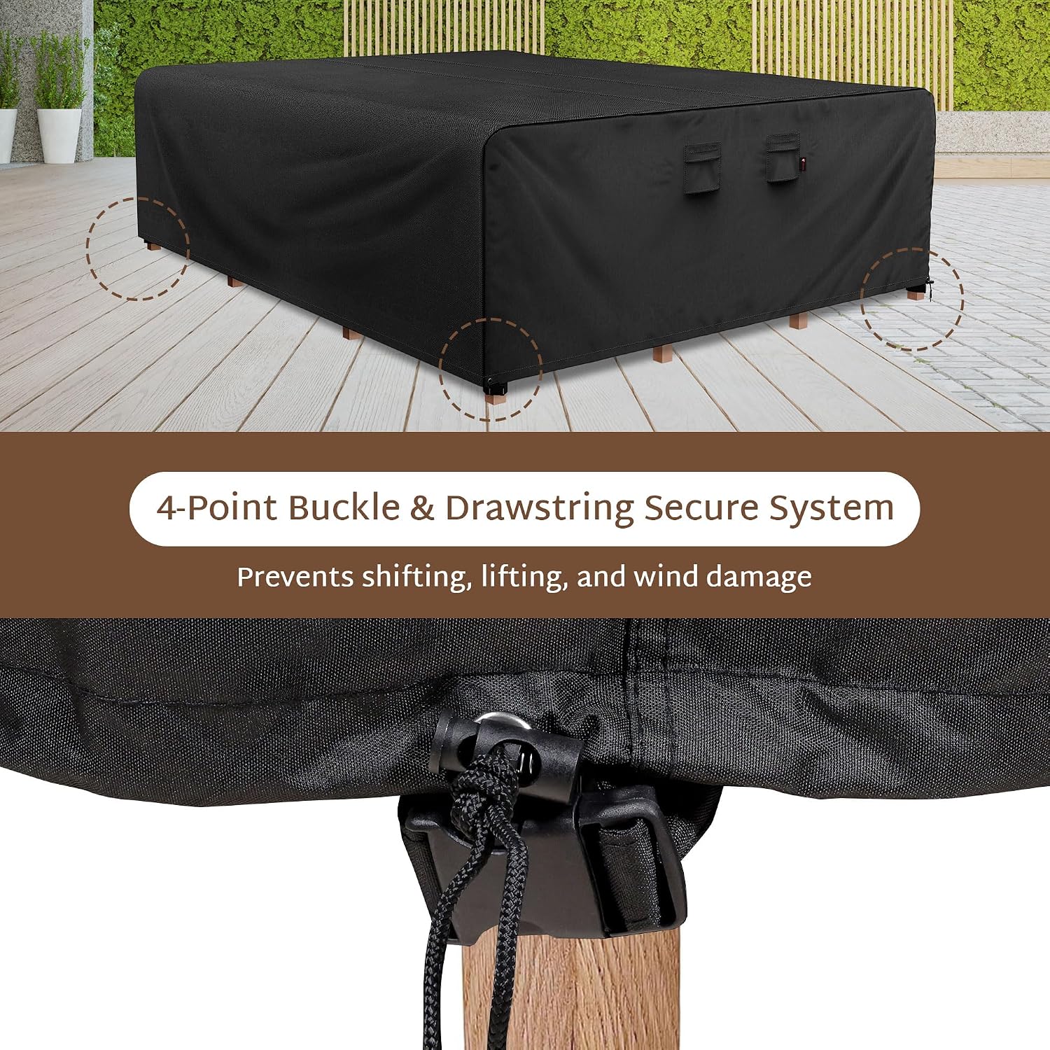 Prostokątny pokrowiec na stół  – Outdoor Furniture Covers recenzja i cena