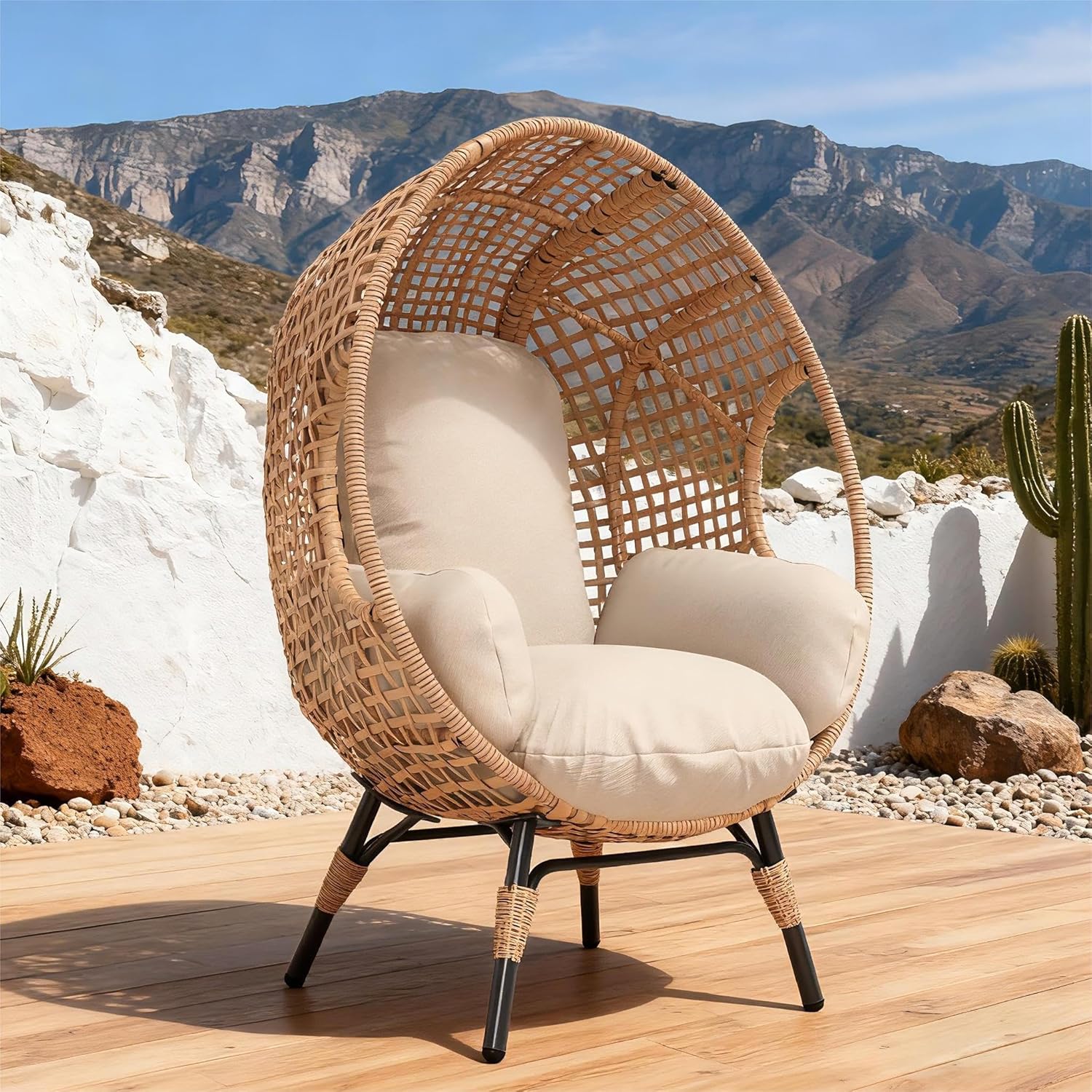 Eleganckie wiszące krzesło w k – Hanging Egg Chair recenzja i cena