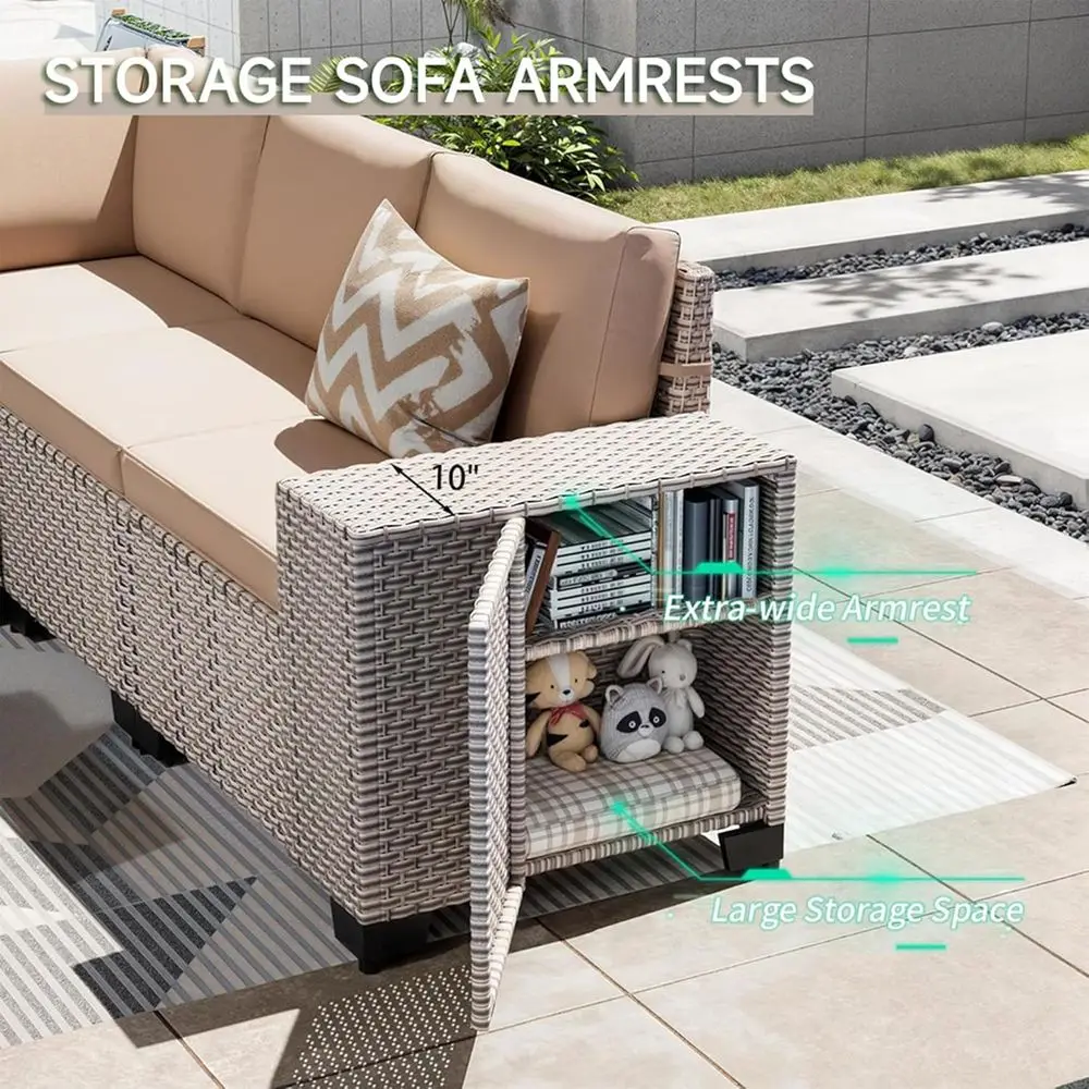 7-częściowy zestaw mebli ogrod – Outdoor Furniture Fire Pit Set recenzja i cena