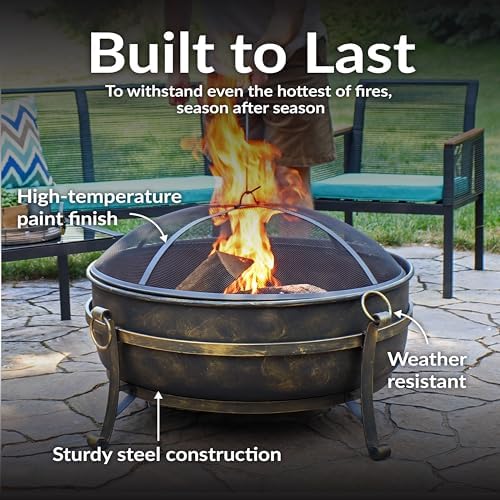 Duża stalowa paleniska ogrodow – Fire Pit Bowl recenzja i cena