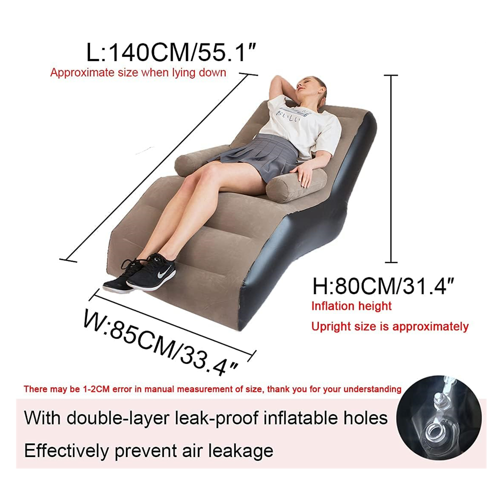 Składana dmuchana sofa, nadmuc – Outdoor Furniture Sales recenzja i cena