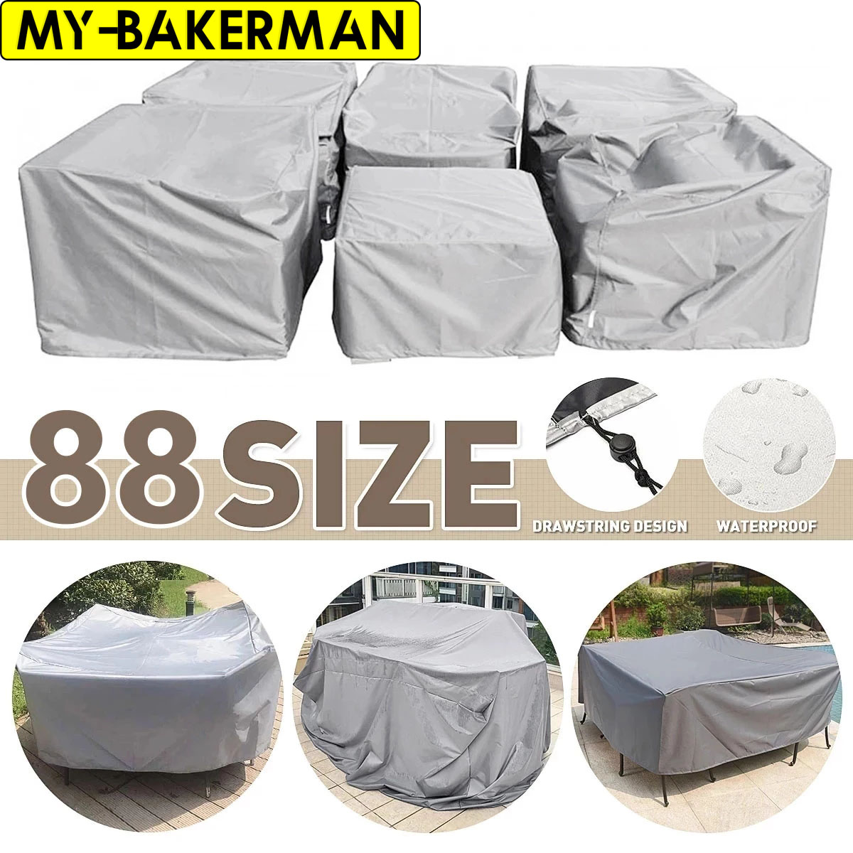 Pokrowce na meble ogrodowe Wod – Outdoor Furniture Fabric Waterproof recenzja i cena