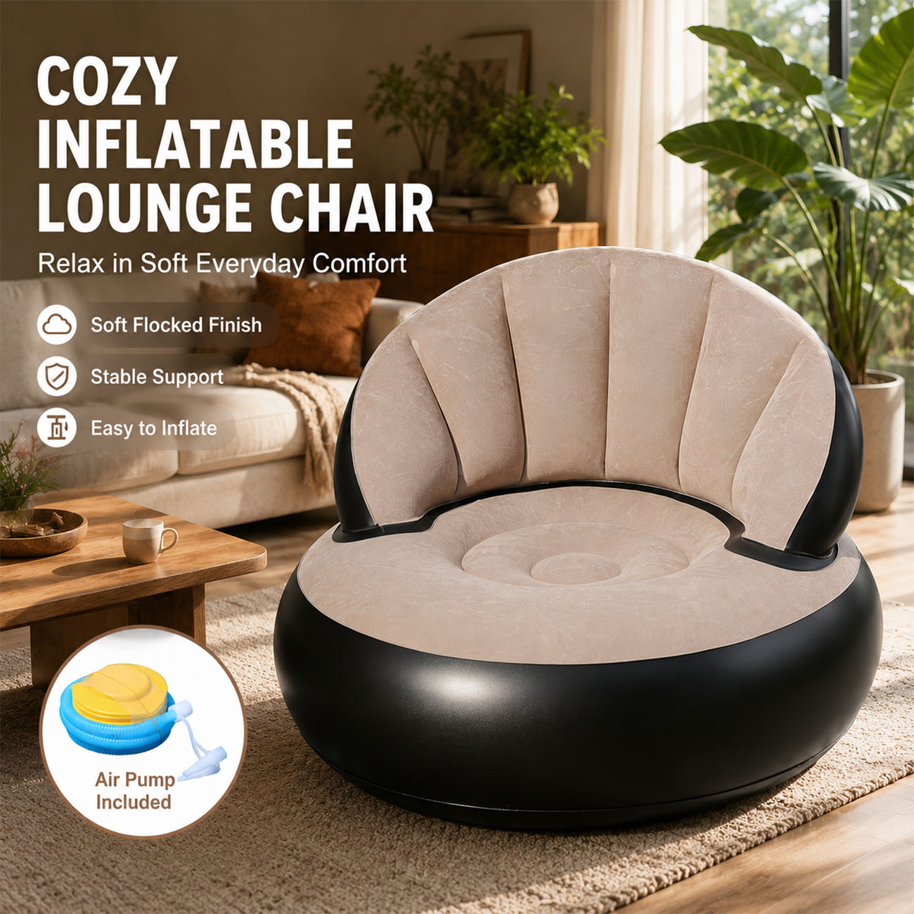 Nadmuchiwane krzesło dla doros – Outdoor Furniture Sales recenzja i cena